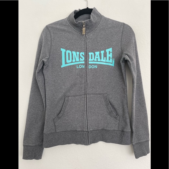 LONSDALE LONDON ZIP FRONT SWEATSHIRT U.S. S - Picture 1 of 10